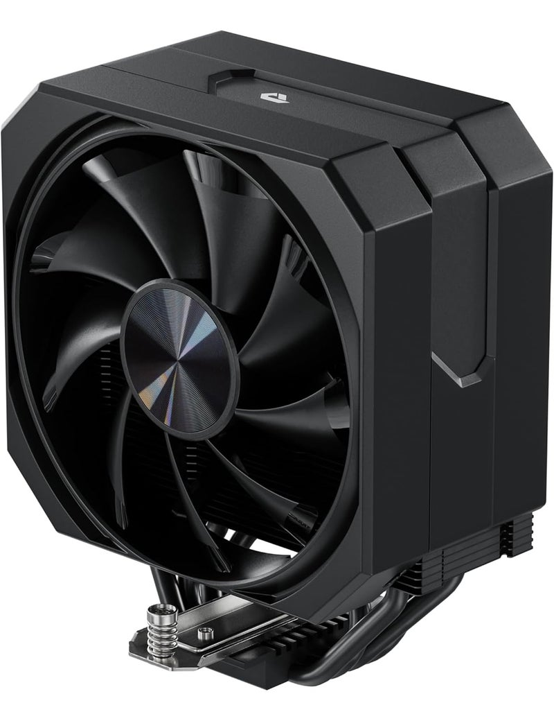 upHere CPU Air Cooler with 4X6mm Heat Pipes,120mm Fan CPU Cooler 1650rmp,CPU Cooler AMD AM5/AM4/AM3 Series,CPU Air Cooler 6.1’’ Height Compatible with Intel LGA 1700/1851/1155/1156/2011/2066(Black) - Image 1